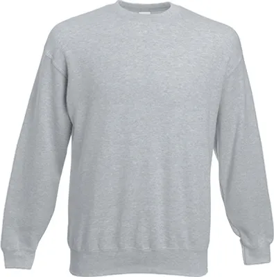 Produktbild von Fruit of the Loom - Premium Set-In-Sweat - Heather Grey - L