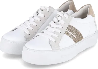 Produktbild von Paul Green Damen Low Sneaker Weiß Leder Größe: 37,5