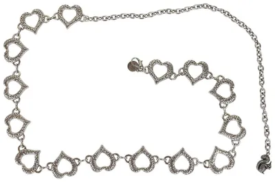 Produktbild von MarJo Minsing Damen Kettengürtel, silber, 100 cm Länge, Größe M, für Dirndl