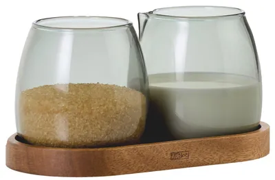 Produktbild von Ad Hoc Milch- und Zuckerglas 3-tlg. YUNA