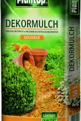 Produktbild von Plantop Dekor-Mulch goldgelb 50l