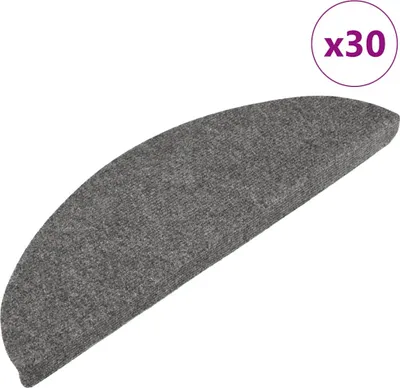 Obrázek produktu pro Samolepicí rohože na schody 30 ks šedé 56x17x3 cm