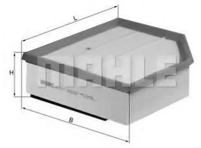Zdjęcie produktu dla Filtr powietrza KNECHT LX 1289/1