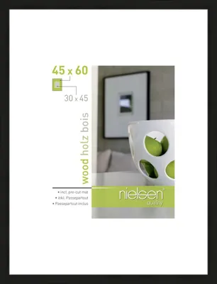 Produktbild von accent by nielsen Holz Bilderrahmen Apollon, 45x60 cm, Schwarz