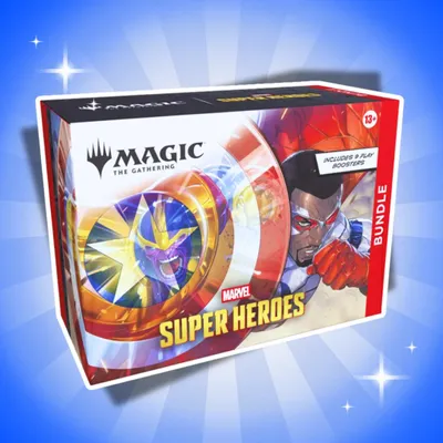 Produktbild von Magic: The Gathering Marvel Super Heroes Bundle Englisch – Fat Pack mit 9 Play-Boostern