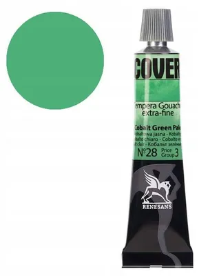 Produktbild von Renesans Cover Tempera-Gouache Farbe 20ml Hellkobaltgrün