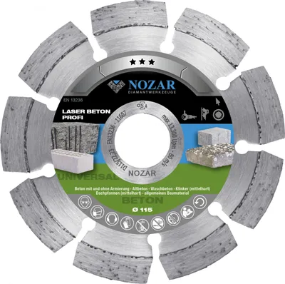 Produktbild von Nozar Diamant-Trennscheibe Beton Universal 10 230 mm