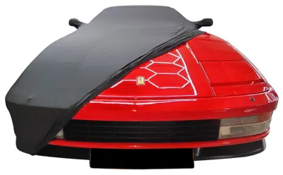 Image de Housse de voiture intérieure adaptée à Ferrari Testarossa Noir avec poches pour
