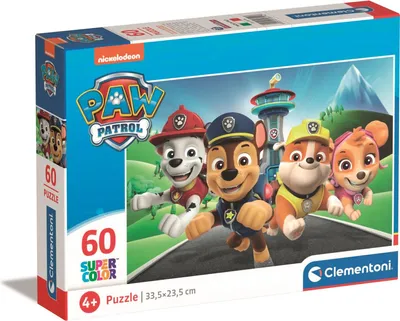 Zdjęcie produktu dla Clementoni Puzzle 60 El. Psi Patrol - Edukacyjna Ukadanka Dla Dzieci