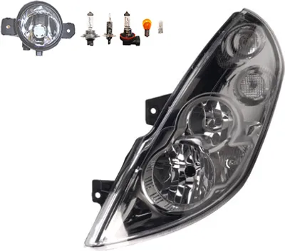 Produktbild von Johns, Scheinwerfer Halogen passend für Opel Movano B 05/2010- H7 H1 Li.+Nebel+Leuchtm. 260608210R 4419525 93197623 95523989 95528874 8200002469 26155