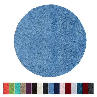 Produktbild von Badematte Sky Soft Hellblau 95 cm Durchmesser