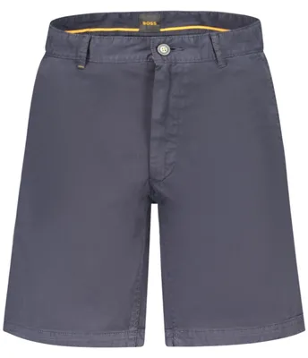 Produktbild von Blaue Bermuda-Shorts Herren, schlanker Schnitt, 4 Taschen, elegant.
