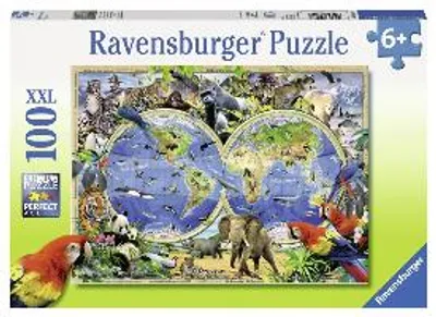 Produktbild von Tierisch um die Welt Puzzle 100 Teile