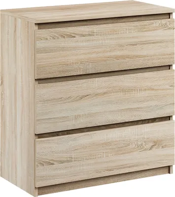 Produktbild von Kommode mit 3 Schubladen Sideboard Moderne sonoma