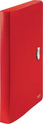 Produktbild von Ablagebox Recycle A4 PP 30mm rot Packung mit 5 Stück