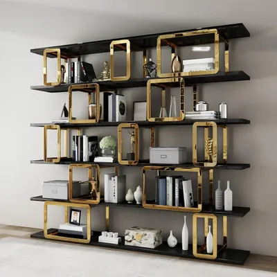 Immagine prodotto di Armadio di design parete divisoria scaffali soggiorno armadi sistema ufficio mobili nuovo