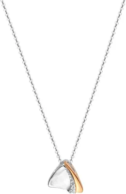 Produktbild von Zeeme Silber Halskette 925/- Sterling Silber 42cm weiß Zirkonia weiß 500245115