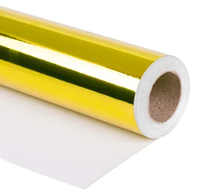 Obrázok produktu pre Zlaté metalické baliace papiere, 76 cm x 10 m