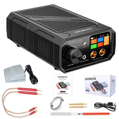 Produktbild von Punktschweißgerät - Tragbares Mini-Gerät - 10.000 W - Für 18650-Lithiumbatterien - DIY - Für Nickelband 0,1–0,3 mm
