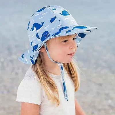 Produktbild von Famanu Sonnenhut für Babys und Kinder, 50+ UPF, verstellbarer Kinnriemen, breiter Rand