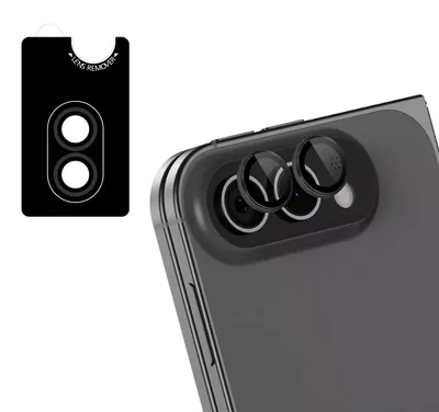 Imagen del producto de Protector de cámara de cristal paquete de 2 para Apple iPhone Duo -
