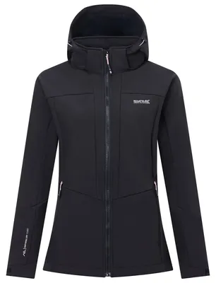 Obrázok produktu pre Regatta – Dámska softshellová bunda "Desoto" RG13422 (veľkosť 34 DE) (čierna)
