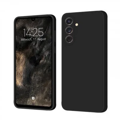 Produktbild von Liquid Silikon Hülle für Samsung Galaxy S Serie - Farbe: Schwarz - Modellkompatibilität: Für Samsung Galaxy S24