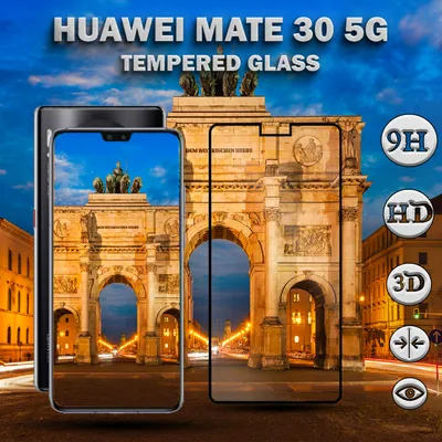 Obrázek produktu pro Huawei Mate 30 5G - tvrzené sklo 9H - 3D ochrana displeje v super kvalitě