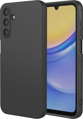 Zdjęcie produktu dla Etui do Samsung Galaxy A36 - Etui na tył Silikonowe Phonesta Soft Silk - Czarne