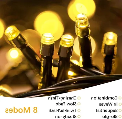 Zdjęcie produktu dla Światełka LED - dekoracje świąteczne - ozdoba świąteczna - 8 trybów świecenia, timer - 40 metrów, 400 diod LED - ciepła biel