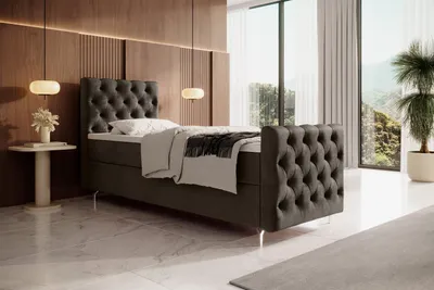 Obrázek produktu pro Čalouněná postel 80x200 ADRIA PLUS - hnědá