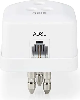 Produktbild von Nedis Telefon Wandanschluß - RJ11 - Italien Stecker - RJ11 Buchse - Weiss