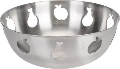 Produktbild von Dekoschale Edelstahl Ø30cm Früchtekorb Obstschale Designschale Deko Obstkorb