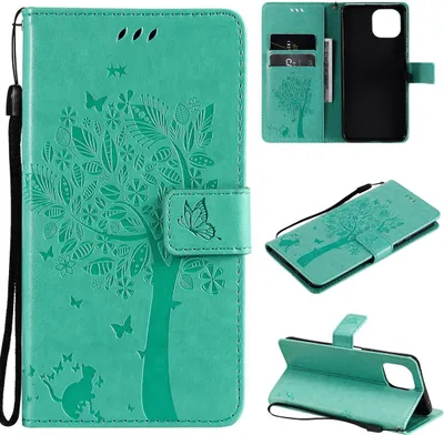 Immagine prodotto di Custodia König Design compatibile con Xiaomi Mi 11 Lite - Custodia per cellulare in Pelle finta - Colore verde