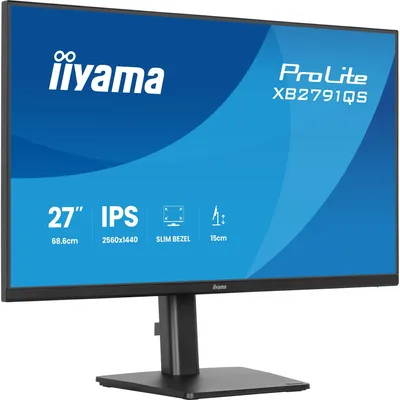 Obrázek produktu pro iiyama ProLite XB2791QS-B1, 68,6 cm (27"), 2560 x 1440 px, Quad HD, LED, Černá