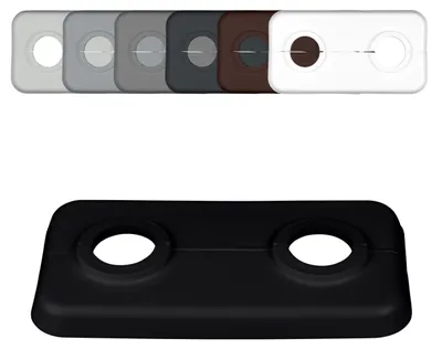 Imagen del producto de Roseta para tuberías de calefacción, de 12 a 20 mm, paquete de 10 unidades, para tuberías de calefacción