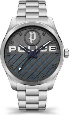 A close-up studio shot of a men's wristwatch.