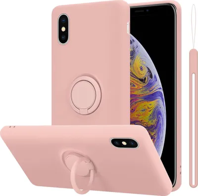 Produktbild von Cadorabo Hülle für Apple iPhone XS MAX Schutz Hülle in Rosa Handyhülle TPU Etui Case Cover