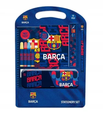 Zdjęcie produktu dla Zestaw/Przybornik Szkolny FC Barcelona Safta