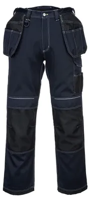 Produktbild von Portwest T602 PW3 Arbeitshose mit Holstertaschen Navy/Black Short Gr. 32