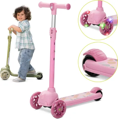 Obrázek produktu pro Lorelli JETSTER tříkolová koloběžka od 3 let – LEDPolyuretankolečka, ABEC-9, řídítka 66–76 cm (3 polohy), skládací, do 20 kg