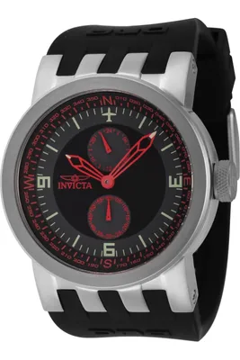 Productafbeelding van Invicta DNA 44224 Herenhorloge - Quartz uurwerk - Roestvrij staal met grijze wijzerplaat - 46 mm
