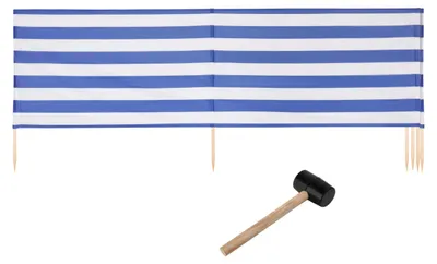 Image de Brise-vent et brise-vue Ladeheid Strand LAEX001 (rayures 2, 6 m)