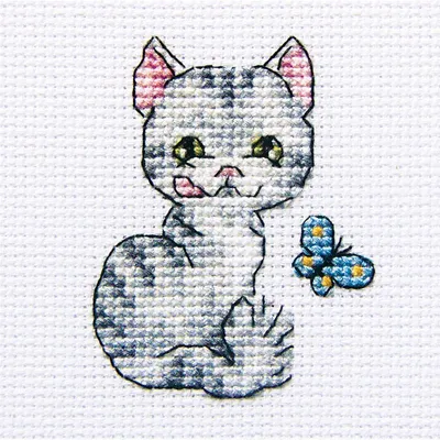 Imagen del producto de Kit de bordado "Pretty Bessie", modelo H225, con patrón, 8x8 cm