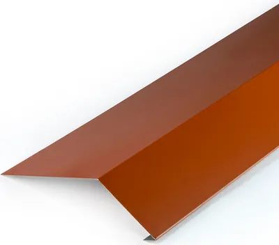 Produktbild von Traufblech mit Polyesterlack PLUS 1m KASTANIENROT 1m
