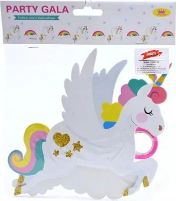 Produktbild von Einhorn Geburtstag Girlande - Happy Birthday Banner Mädchen - Party Deko Groß & Bunt