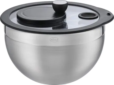 Productafbeelding van Rösle saladeslinger met glazen deksel, diameter 24 cm