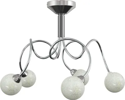 Obrázek produktu pro stropní světlo vidaXL s kulatým skleněným stínidlem pro 5 žárovek LED G9