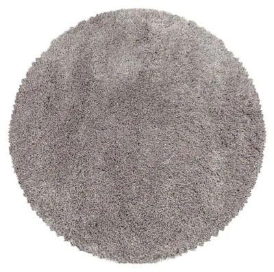 Produktbild von Carpetsale24 Teppich Shaggy Super Weich Einfarbig Hochflor Teppich für Wohnzimmer, Schlafzimmer Flauschig, Grösse: 160 cm Rund