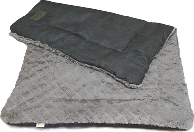 Produktbild von KaraLuna Hundematte 105 x 70 cm für daheim & unterwegs I Waschbar I 3 Größen erhältlich I Hundedecke Hundekissen gepolsterte Hundedecke flauschig (Braun)